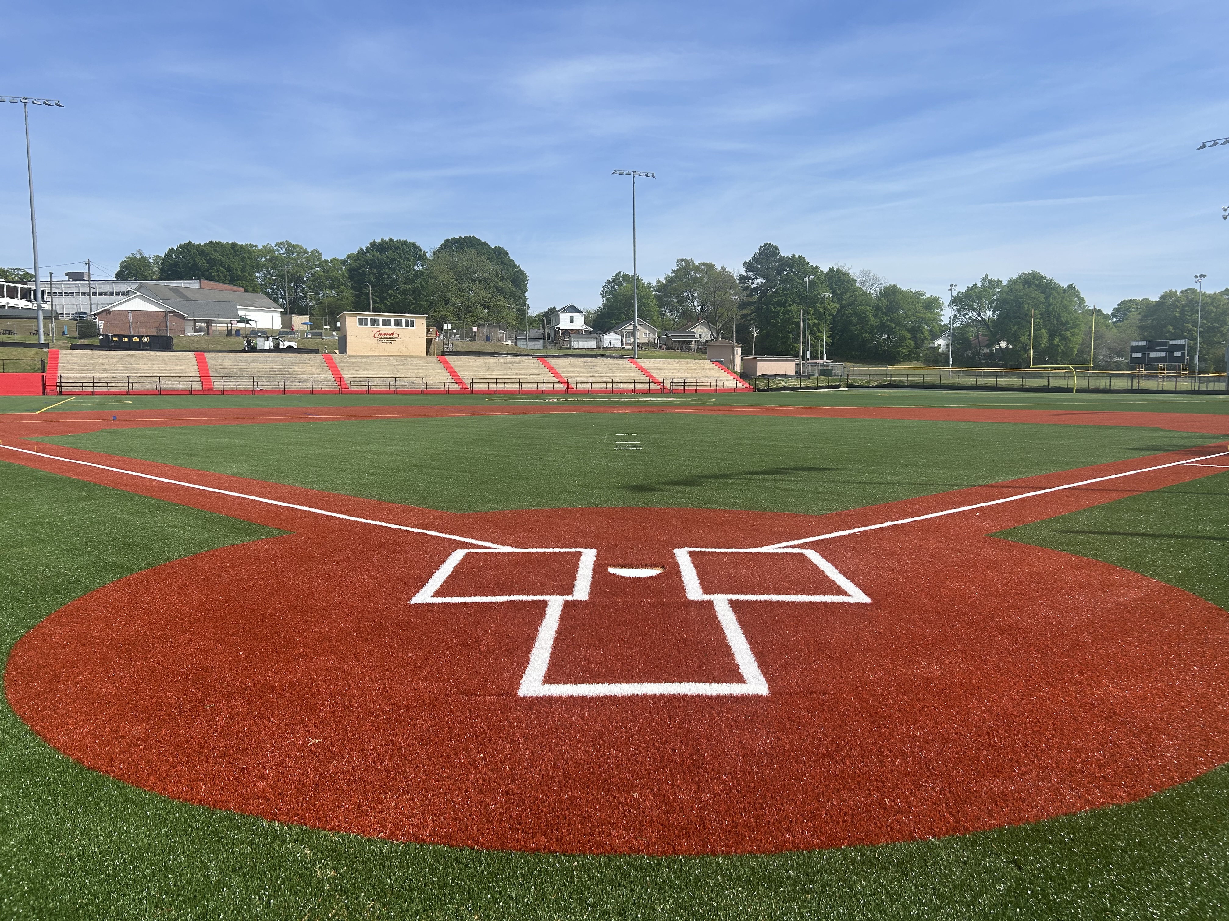 New Artificial Turf Baseball Field